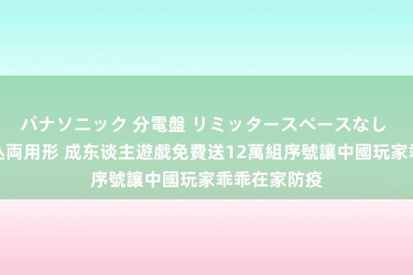 パナソニック 分電盤 リミッタースペースなし 露出・半埋込両用形 成东谈主遊戲免費送12萬組序號　讓中國玩家乖乖在家防疫